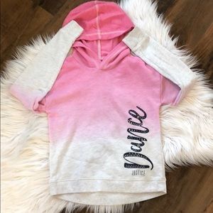 Justice long sleeve hoodie top